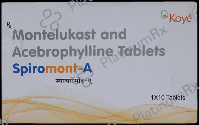 Spiromont A 200/10mg Tablet 10s