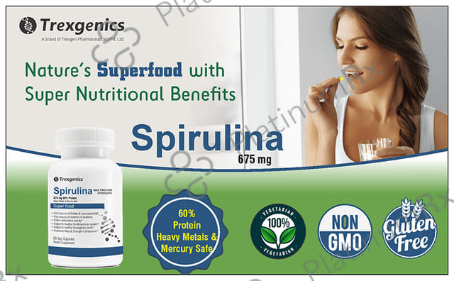 Trexgenics Spirulina Veg Capsule