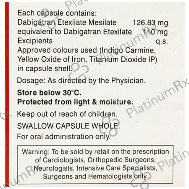 Dabxiga 110mg Capsule