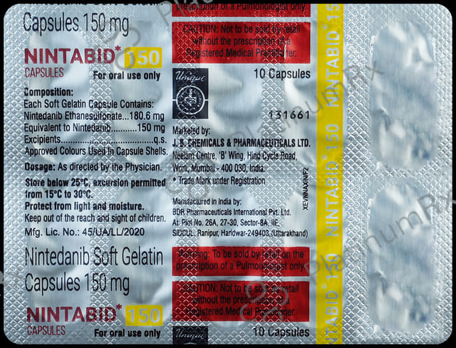 Nintabid 150 Soft Gelatin Capsule