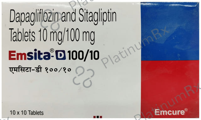 Emsita D 10/100mg Tablet 10s