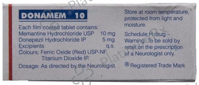Donamem 5/10mg Tablet 10s