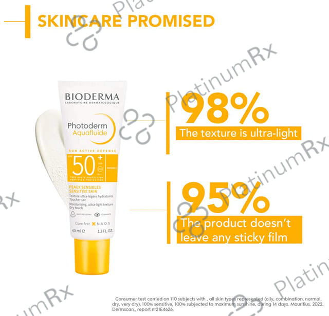 Bioderma Photoderm Aquafluide SPF 50+ Cream 40ml