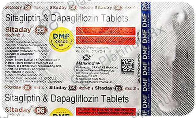 Sitaday D 5/50mg Tablet 15s