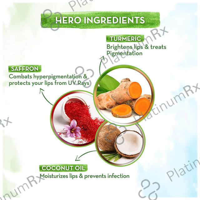 Mamaearth Ubtan Tinted 100% Natural Lip Balm