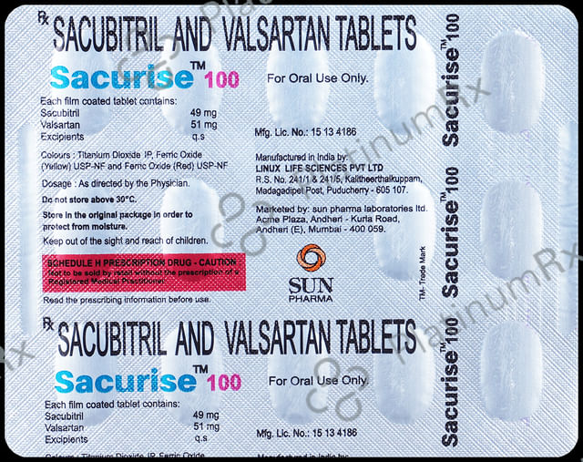 Sacurise 100mg Tablet 14s