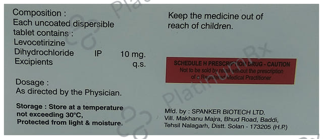 Cutiliv 10 Tablet DT