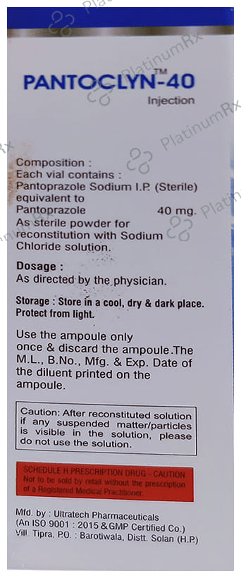 Pantoclyn 40 Injection