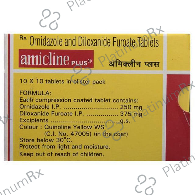 Amicline 375/250mg Plus Tablet 10s