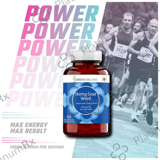 Viteva Organic Horny Goat Weed Veg Capsule