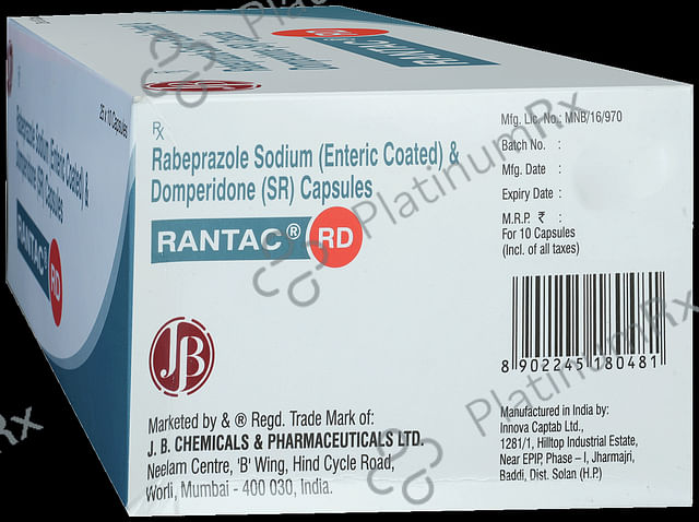 Rantac RD 20/30mg Capsule 10s