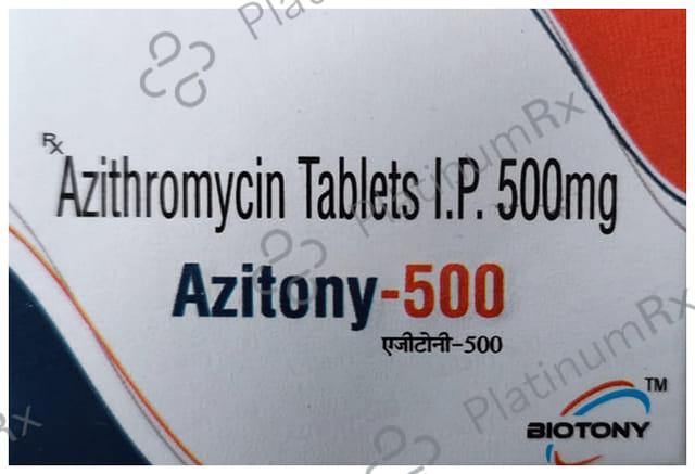 Azitrony 500 Tablet