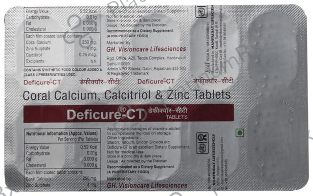 Deficure CT Tablet 10s