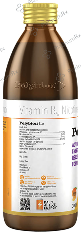 Polybion Lc Mango Flavour Syrup 300ml