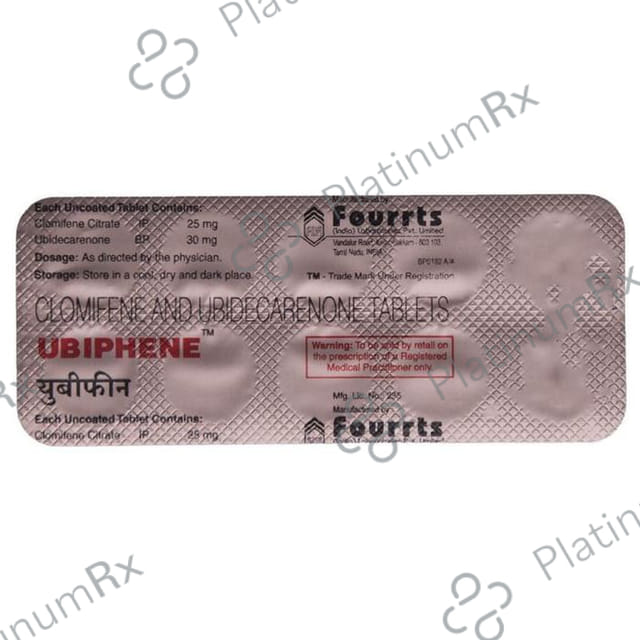 Ubiphene 25/30mg Tablet 10s