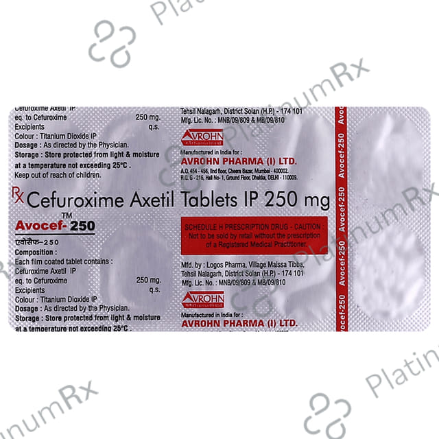 Avocef 250 Tablet