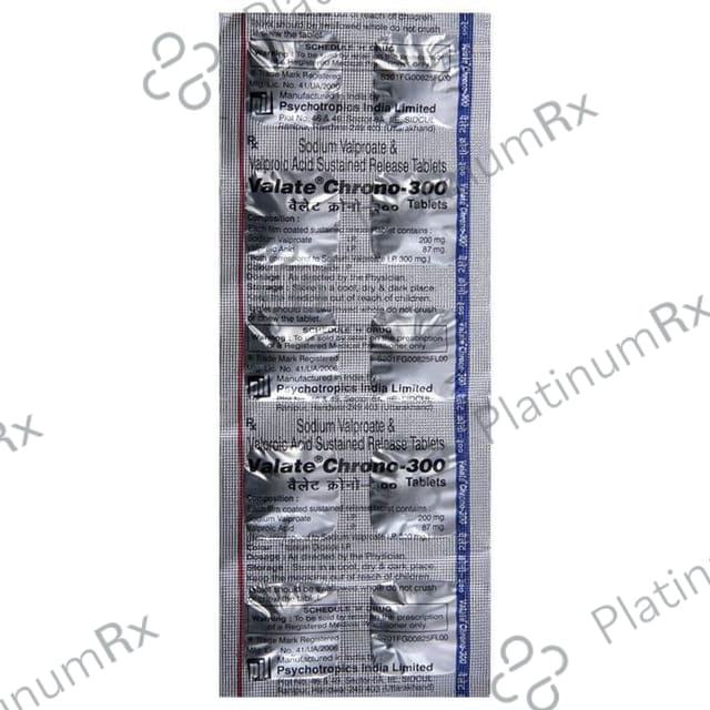 Valate Chrono 300mg Tablet SR 10s