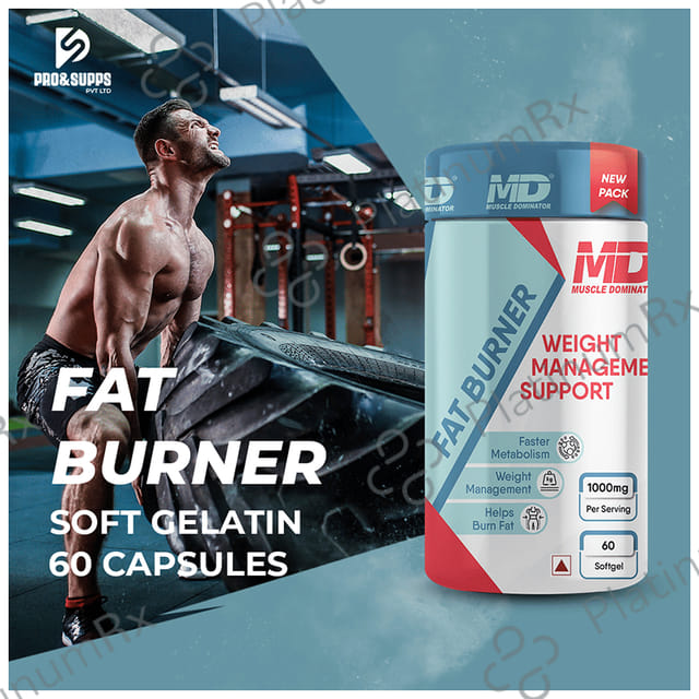 Muscle Dominator Fat Burner 1000mg Softgel