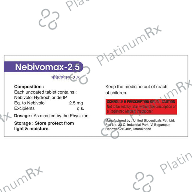 Nebivomax 2.5 Tablet