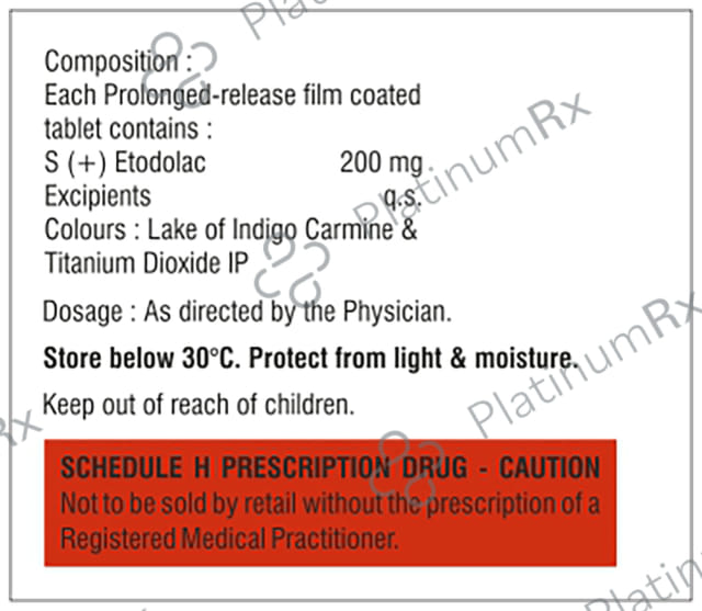 Setolac 200mg ER Tablet 10s