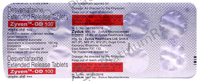 Zyven OD 100mg Tablet ER 10s