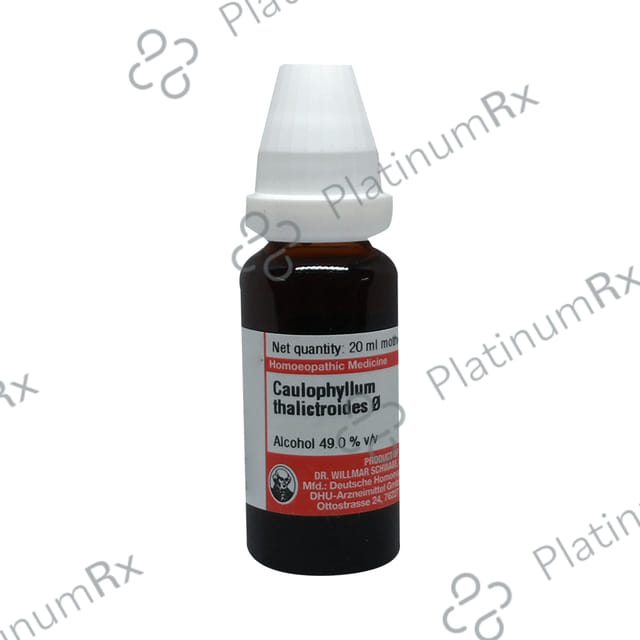 Dr Willmar Schwabe Germany Caulophyllum Thalictroides Mother Tincture Q