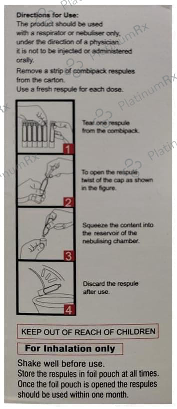 Combimist LD 500mcg/0.63mg Respules 5X2.5ml