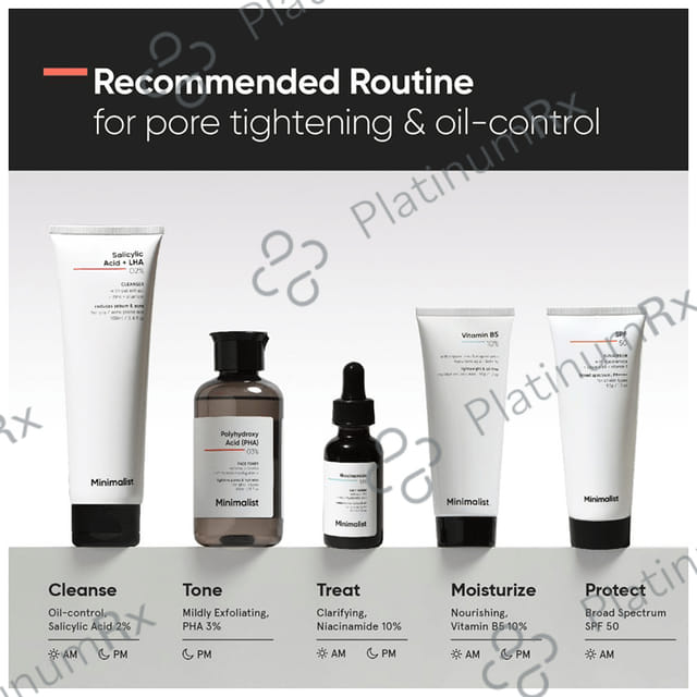 Minimalist 03% PHA Face Toner - Tightens Pores and Exfoliates Skin
