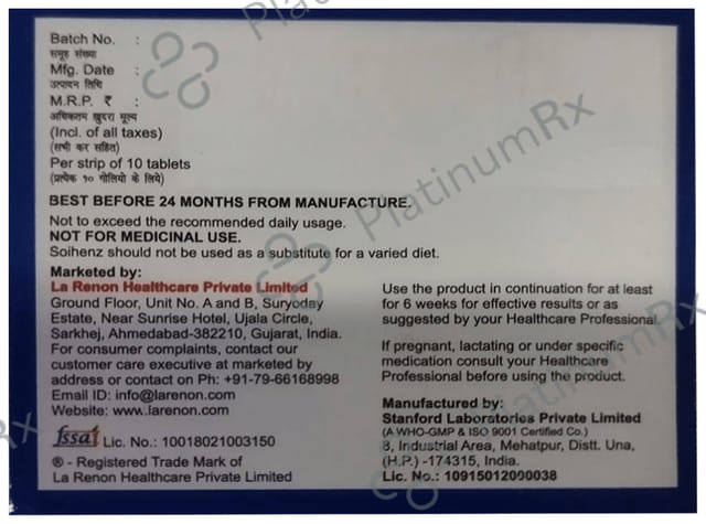 Soihenz 150/500mg Tablet 10s