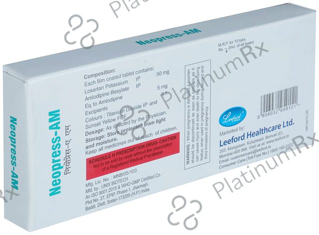 Neopress Am 50/5mg Tablet 10s