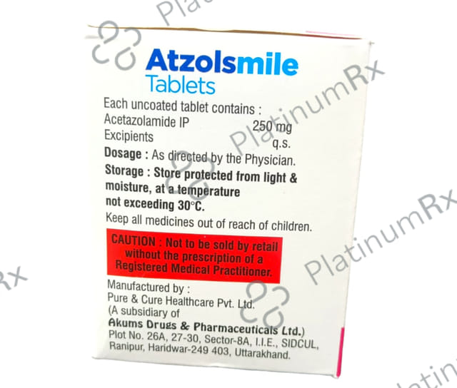Atzolsmile 250mg Tablet 15s