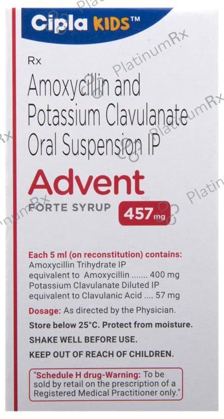 Advent Forte 457mg Syrup 30ml