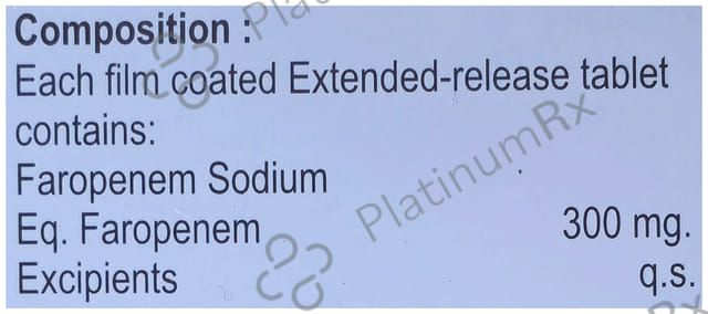 Faroxin 300mg Tablet ER 10s