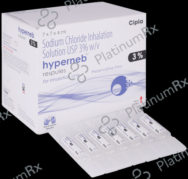 Hyperneb 3% Respules (4ml Each) 7 Respules
