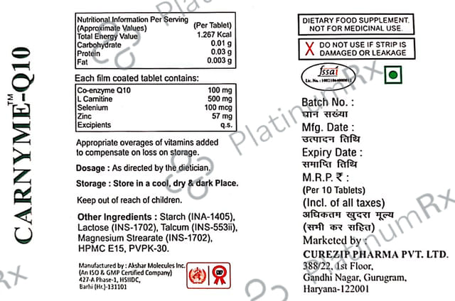 Carnyme-Q10 Tablet