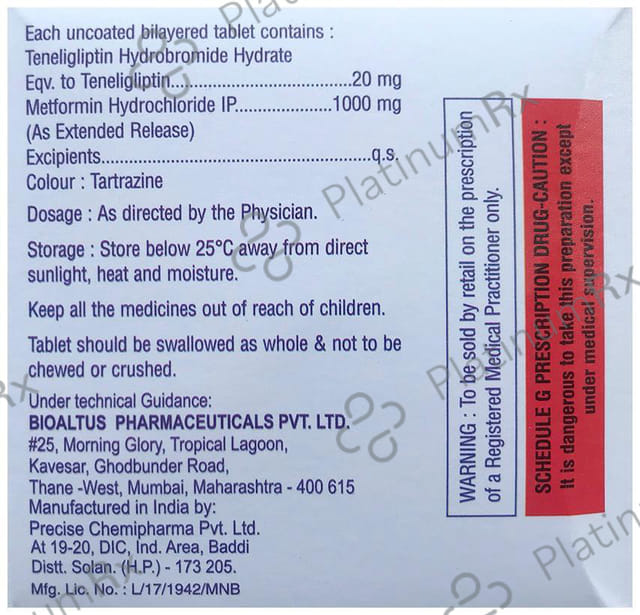 Tenigipt-MF Tablet ER