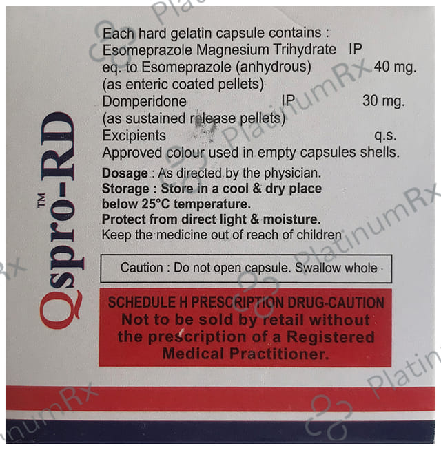 Qspro RD 30/40mg Capsule SR 10s
