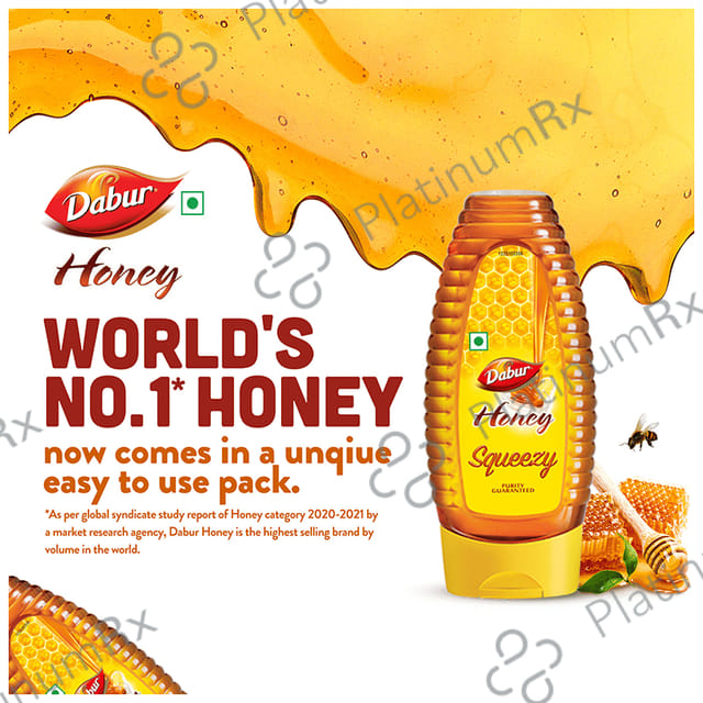 Dabur Honey 100% Pure Honey Brand With No Sugar Adulteration Squeezy Pack 700gm