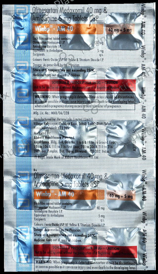 Winbp AM 40/5mg Tablet 15s
