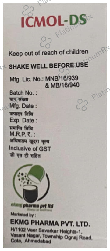 Icmol-DS Oral Suspension Mango