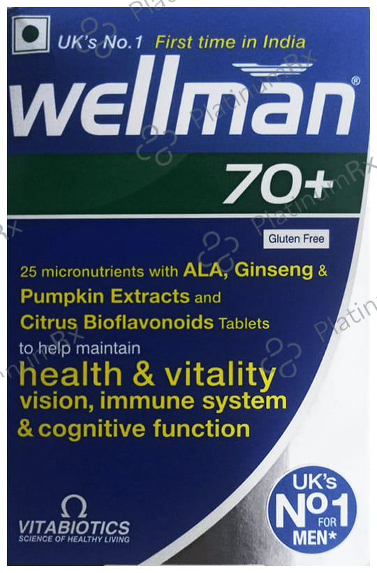 Wellman 70 Plus Health Supplement Tablet 10s