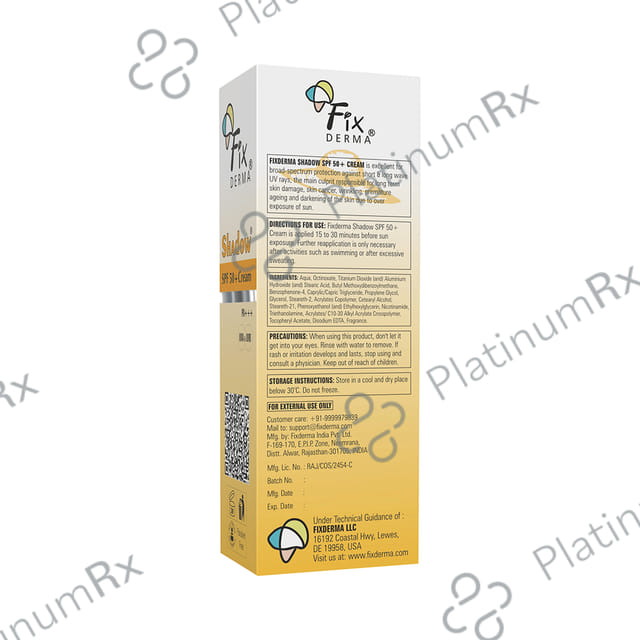 Fixderma Shadow SPF 50+ Sunscreen 40 gm