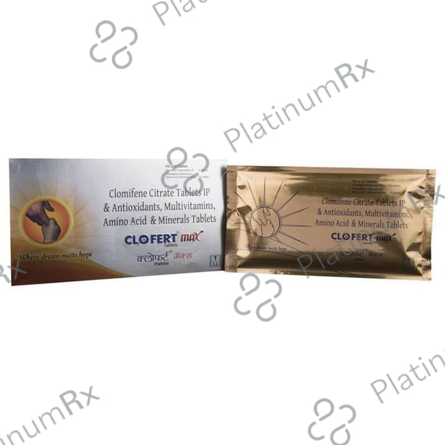 Clofert Max 25mg Tablet 55s