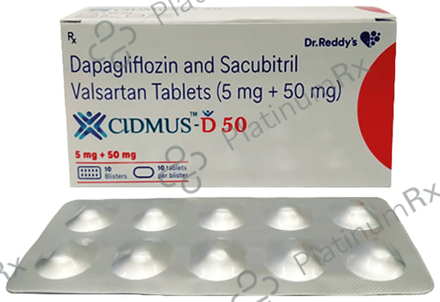 Cidmus D 50/5mg Tablet 10s