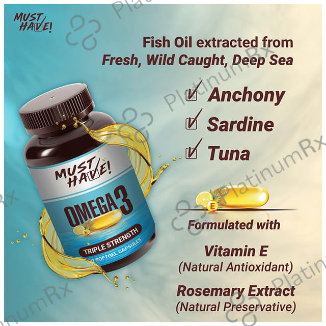 Must Have Omega 3 Soft Gelatin Capsule 60s