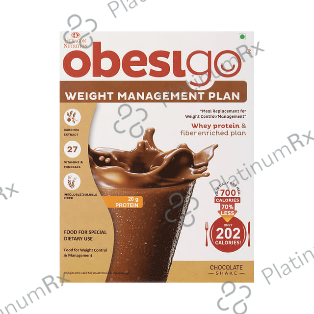 Obesigo Whey Protein Chocolate Shake Sachet 50gm