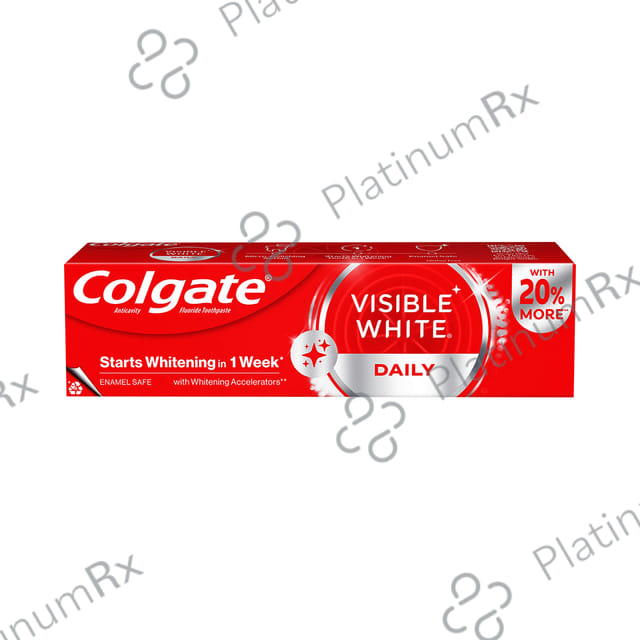 Colgate Visible White Teeth Whitening Fluoride Toothpaste 50gm