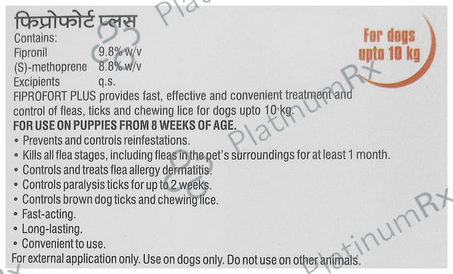 Fiprofort Plus Upto 10kg Solution