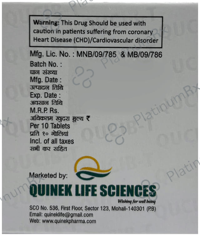 Qucib 60/4mg T Tablet 10s