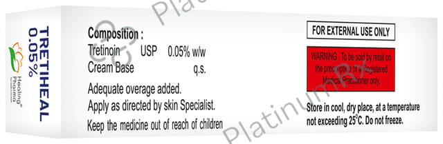 Tretiheal 0.05% Cream 20gm